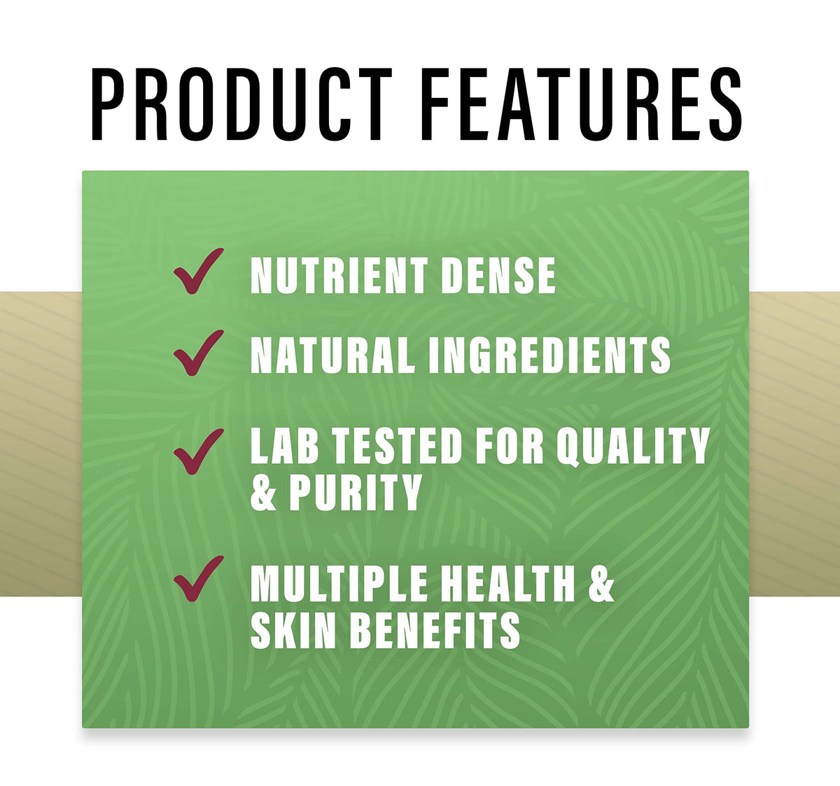 Gelée bovine Perfect Supplements 771g sur un plan de travail en bois