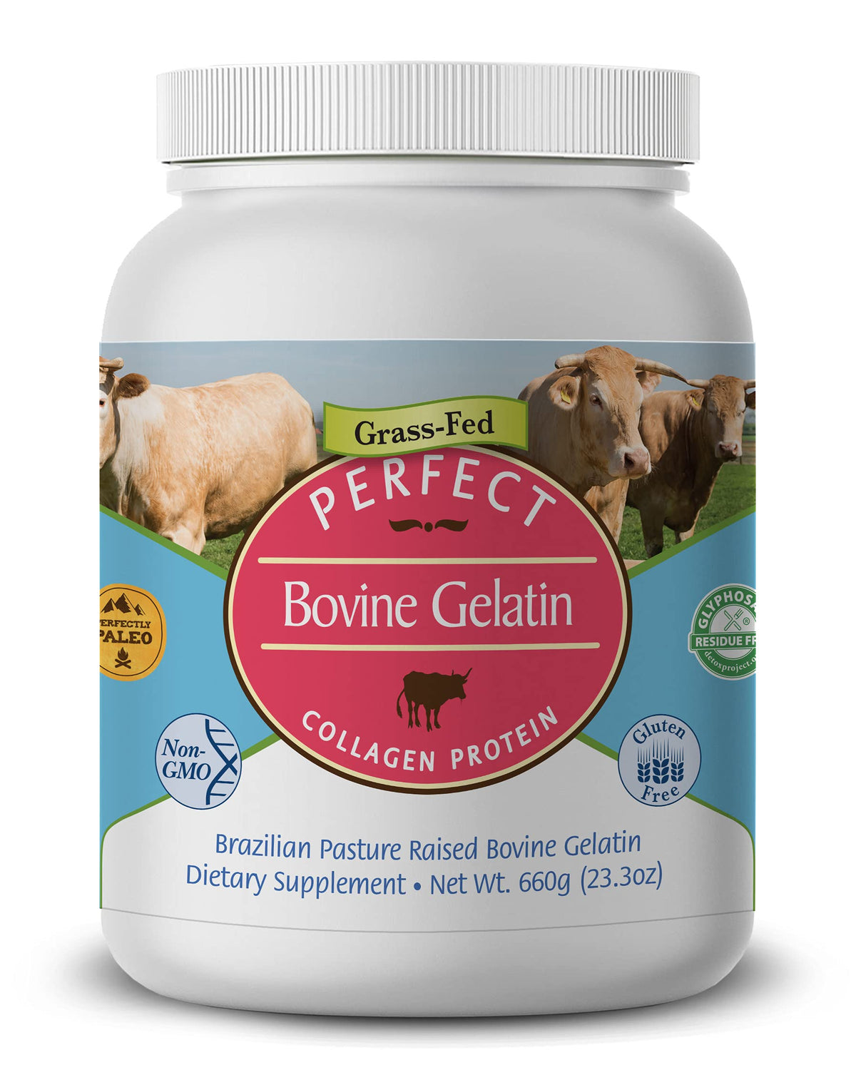 Gelée bovine Perfect Supplements 771g vue de face