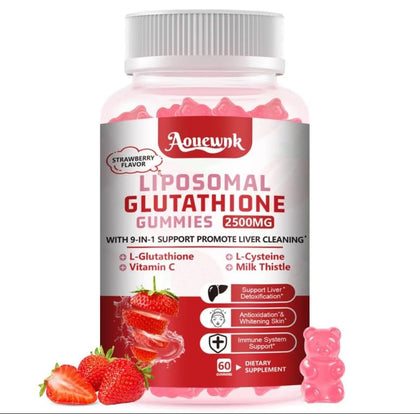 Gélifiés Aouewnk au glutathion liposomal 2500mg, vue de face