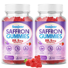 Gélifiés au Safran Saajoor en flacon, vue avant