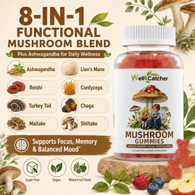 Gélifiés Champignons Wellcatcher avec fruits mélangés