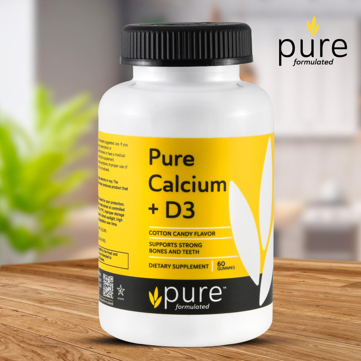 Gélifiés de Calcium Végétal avec Vitamine D3, prise en main