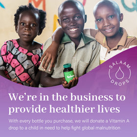 Gélifiés de multivitamines Salaam Nutritionals, présentation