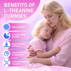 Gélifiés L-Théanine GrnLife, dosage de 400mg par gummy