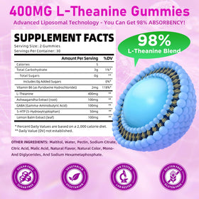 Gélifiés L-Théanine GrnLife, texture des gummies