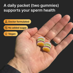 Gélifiés Luminary Vitamins Create pour Hommes, arrière de la boîte