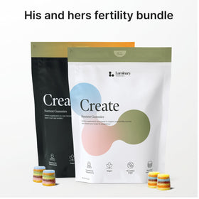 Gélifiés Luminary Vitamins Create pour Hommes, gélifiés dans un bol