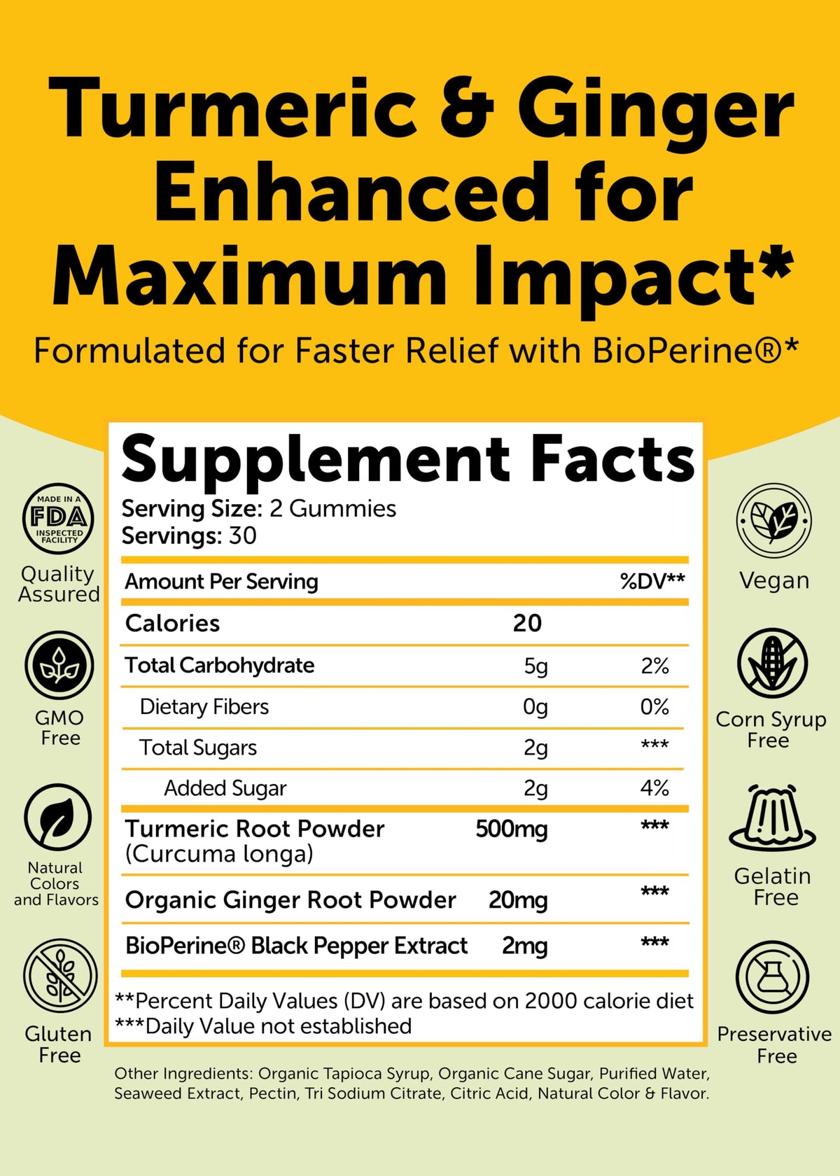 Gélifiés Lunakai au curcuma et gingembre 500mg, avec une cuillère à côté