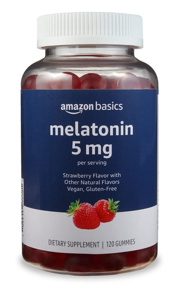 Gélifiés Melatonine 5mg 120 Gummies Basics, vue avant