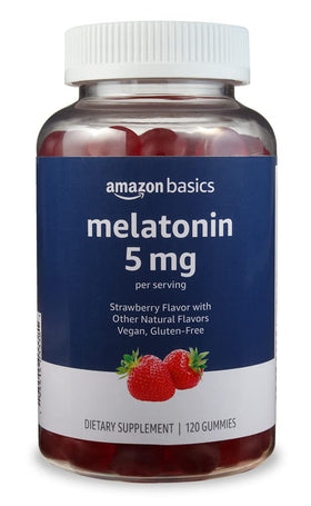 Gélifiés Melatonine 5mg 120 Gummies Basics, vue avant