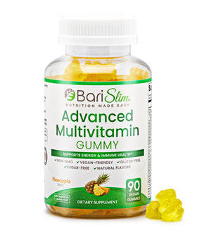Gélifiés multivitamines BariSlim ananas, vue de face