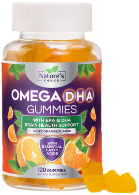 Gélifiés Omega 3 Nature's Choice 120 gélifiés orange en packaging