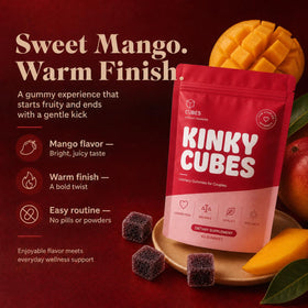 Gélifiés saveur mangue de JellyFil sur une assiette