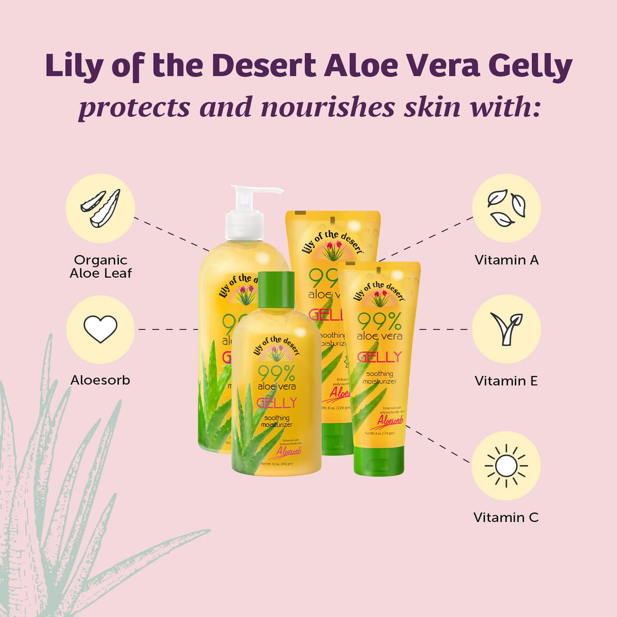 Gelly Moisturizer Lily Of The Desert en usage sur la peau