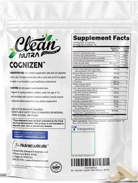 Gélule Alpha GPC 600mg à côté d'une tasse de thé