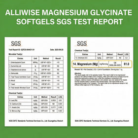 Gélule d'Alliwise Magnésium Glycinate en gros plan