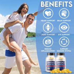 Gélule d'huile de poisson Omega 3 Caraway Vitamins