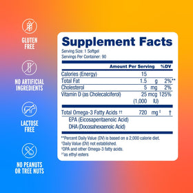 Gélule d'Oceanblue Omega-3 avec Vitamine D3