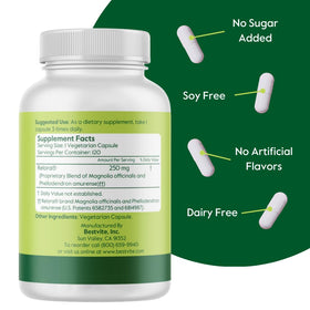 Gélule de BESTVITE Relora 250mg vue de près