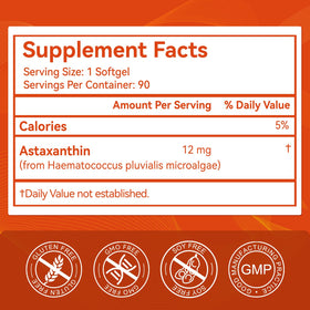 Gélule de DIATMOON Astaxanthin sur une cuillère