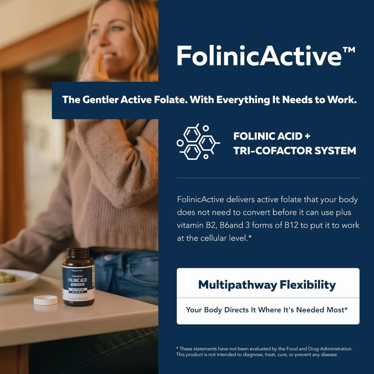 Gélule de FolinicActive™ avec acide folinique et vitamines B