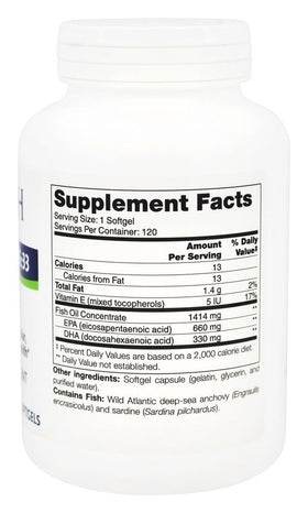 Gélule de NFH Trident SAP 66:33 avec vitamine E et huile de poisson