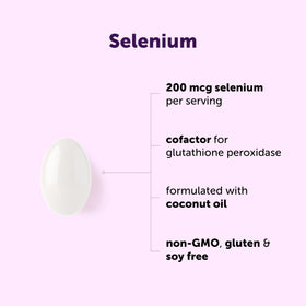 Gélule de sélénium Micro Ingredients avec huile de coco