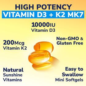 Gélule de vitamine D3 K2 en gros plan