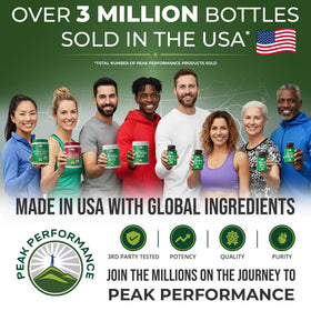 Gélule du complément alimentaire Peak Performance 6-en-1