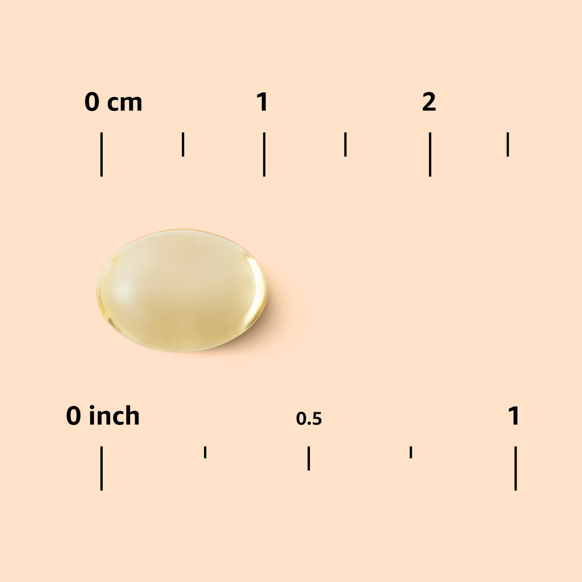 Gélule molle d' Elements Vitamine D3 à côté de sa boîte