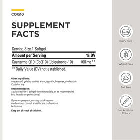 Gélule molle de CoQ10 100mg d'Integrative Therapeutics