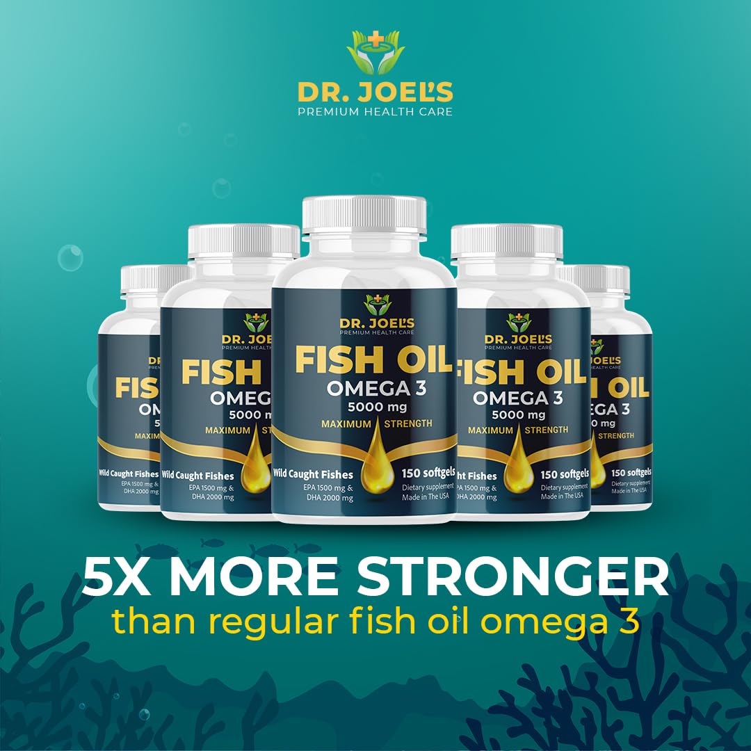 Gélule softgel d'huile de poisson Omega 3 Dr. JOEL'S