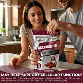 Gélule végétale de WELLNESS LABSRX Astaxanthine Liposomale 12mg