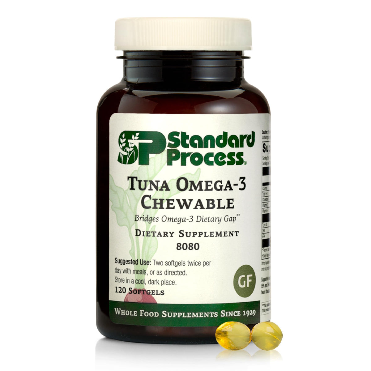 Gélules à mâcher Omega-3 Standard Process, vue de face