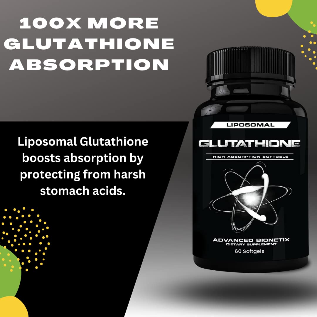 Gélules Advanced Bionetix Liposomal Glutathione 850mg sur une table
