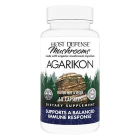 Gélules Agarikon de Host Defense, 60 capsules dans l'emballage