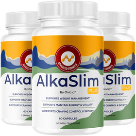 Gélules Alka Slim Plus d'OVICIA, vue de face, emballage