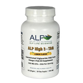 Gélules ALP High-3 Omega 3 Huile de Poisson 1400mg EPA+DHA