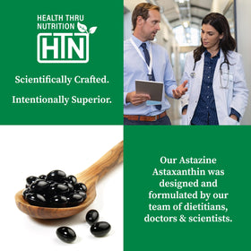 Gélules Astaxanthin 12mg sur une table de cuisine