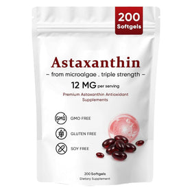 Gélules Astaxanthin 12mg VSXAZ en sachet de 200 unités