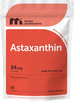 Gélules Astaxanthin 24mg Micro Ingredients avec emballage