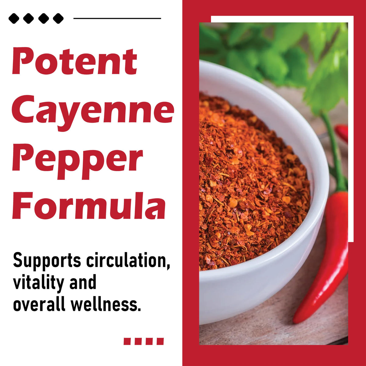 Gélules AuriLabs de Poivre de Cayenne avec vue rapprochée sur le contenu