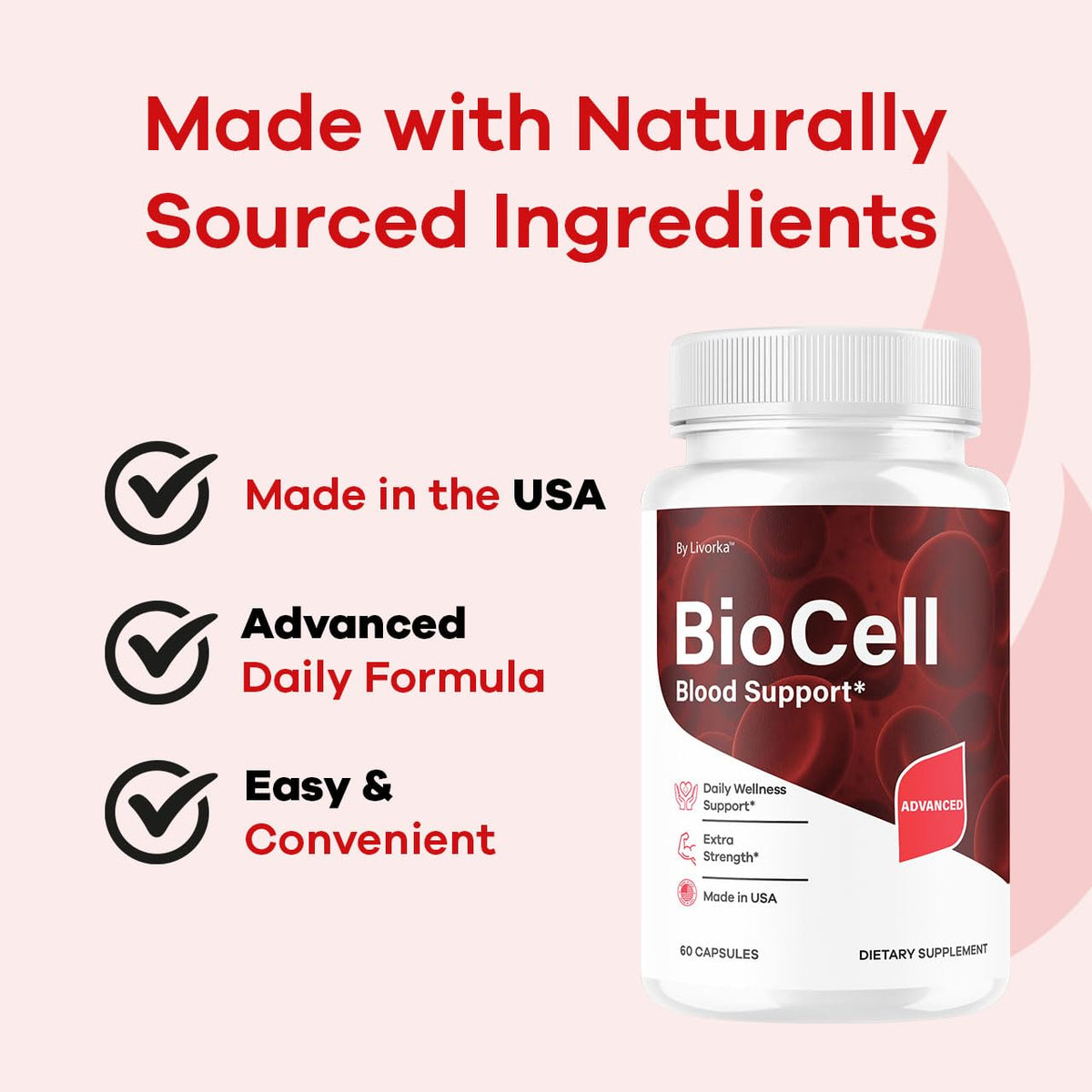 Gélules Bio Cell pharmagetics avec un verre d'eau