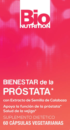 Gélules Bio Nutrition Prostate sur une surface blanche