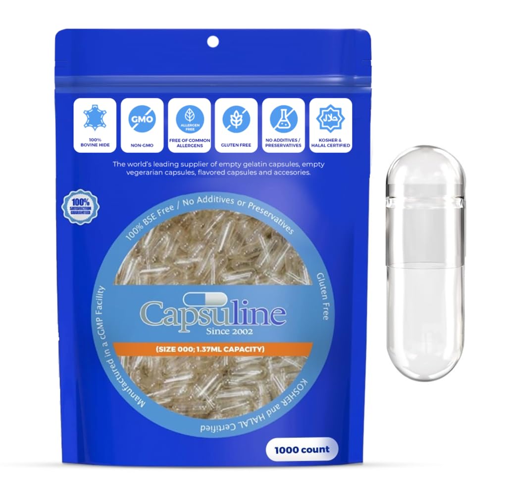 Gélules Capsuline prêtes à être remplies