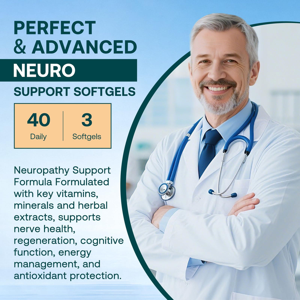 Gélules CFILIHTC Acide Alpha-Lipoïque 1000 mg dans une main