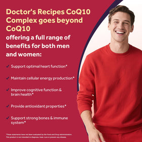 Gélules CoQ10 400mg Doctor's Recipes, dosage par portion