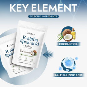Gélules d'Acide Alpha-Lipoïque R et huile de coco