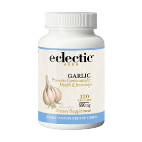 Gélules d'Ail ECLECTIC INSTITUTE 550 mg, flacon de 120 unités