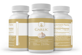 Gélules d'ail pures PURE ORIGINAL INGREDIENTS avec dosette